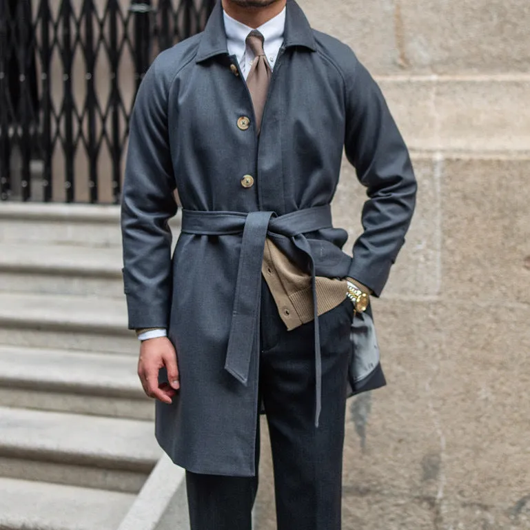 Wool Winter Trench Coat