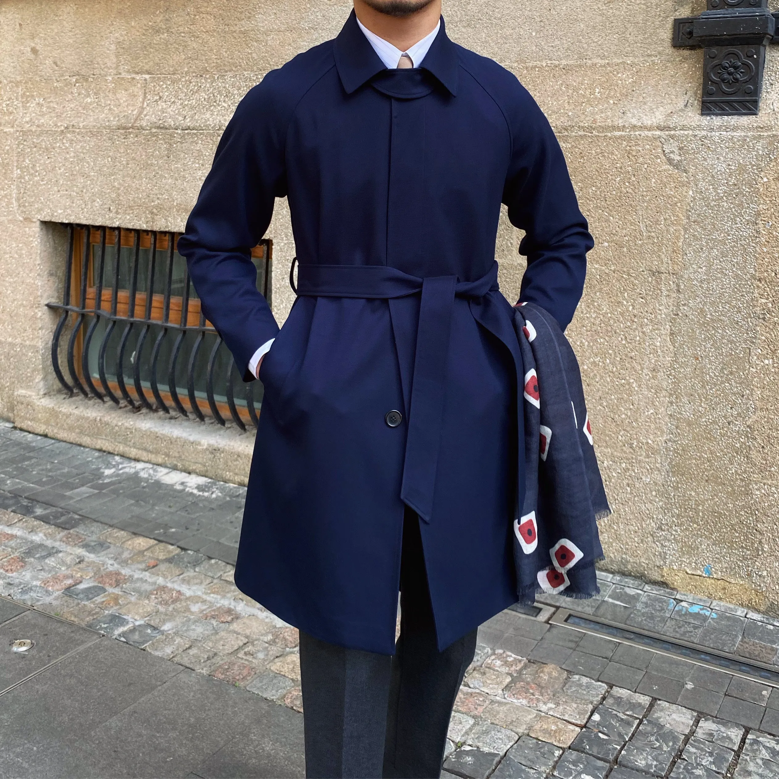 Wool Winter Trench Coat