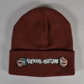 World Cup Cuff Beanie - Maroon