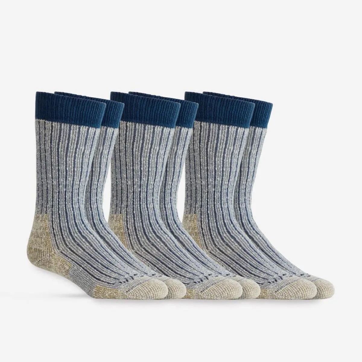 Worn Winter Work Boot Calf Height Socks