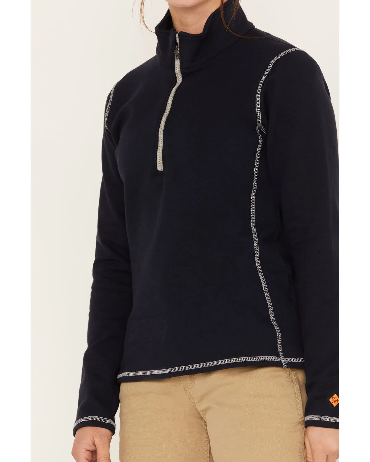 Wrangler Women's FR Quarter-Zip Pullover