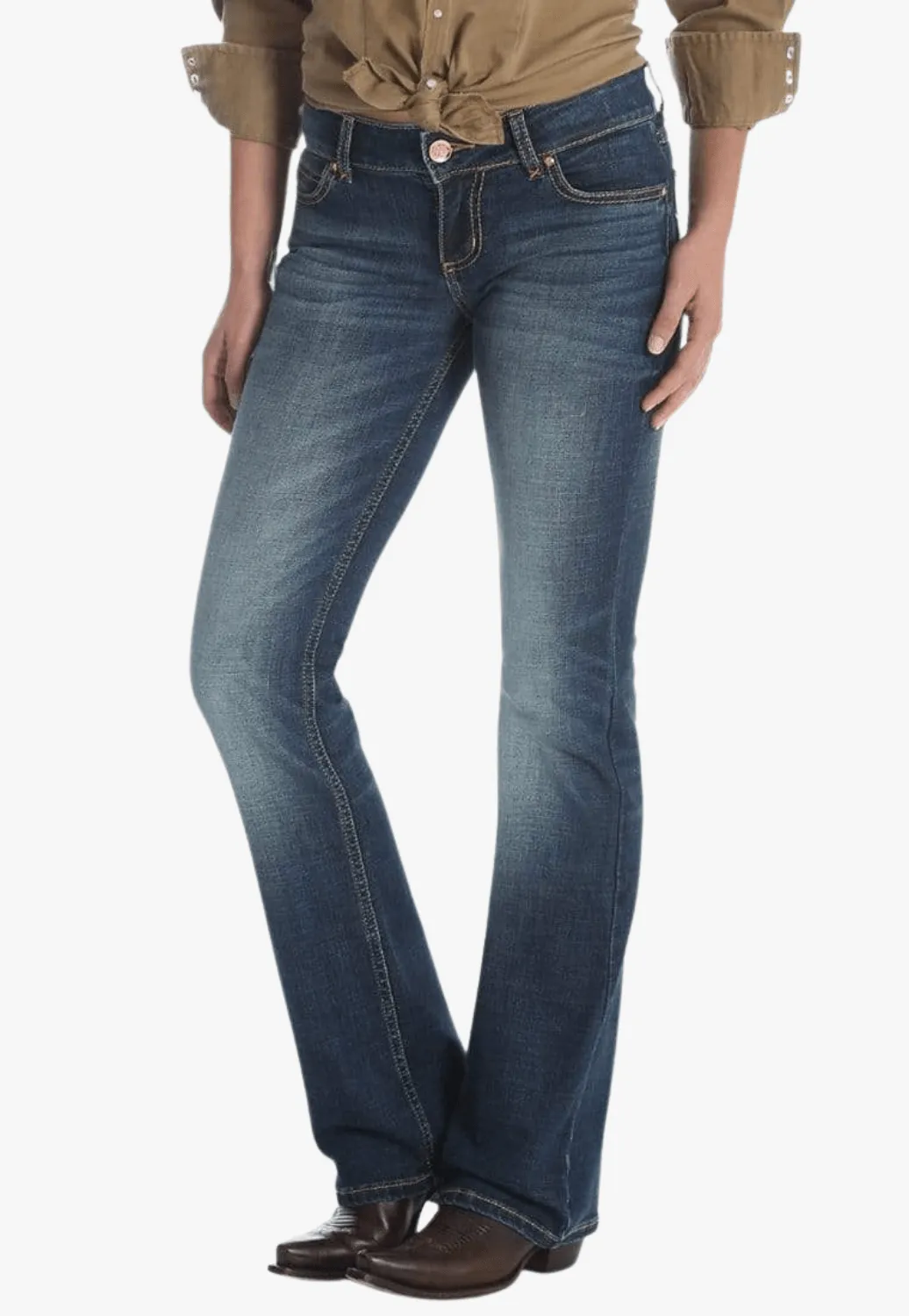 Wrangler Womens Mae Premium Patch Jeans