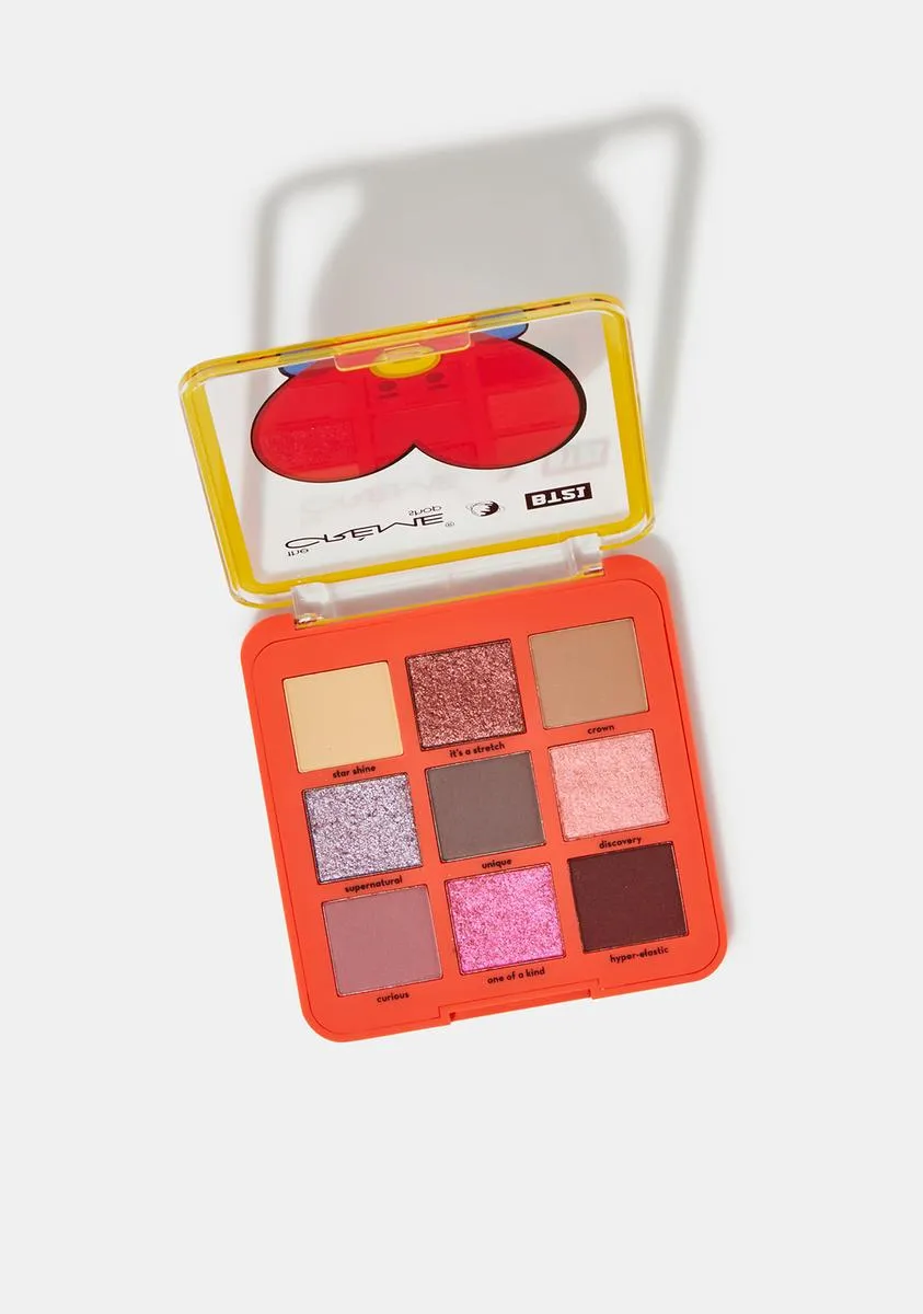 X BT21 Galactic Pink 9 Pan Eyeshadow Palette-