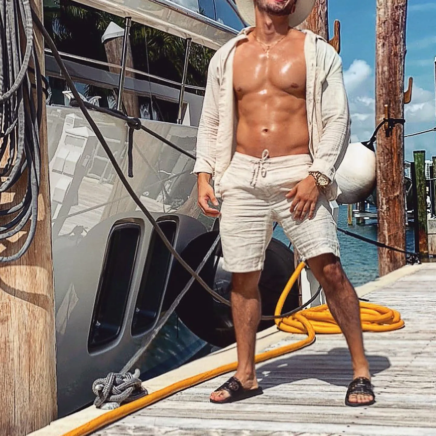 Xituodai Linen Shorts