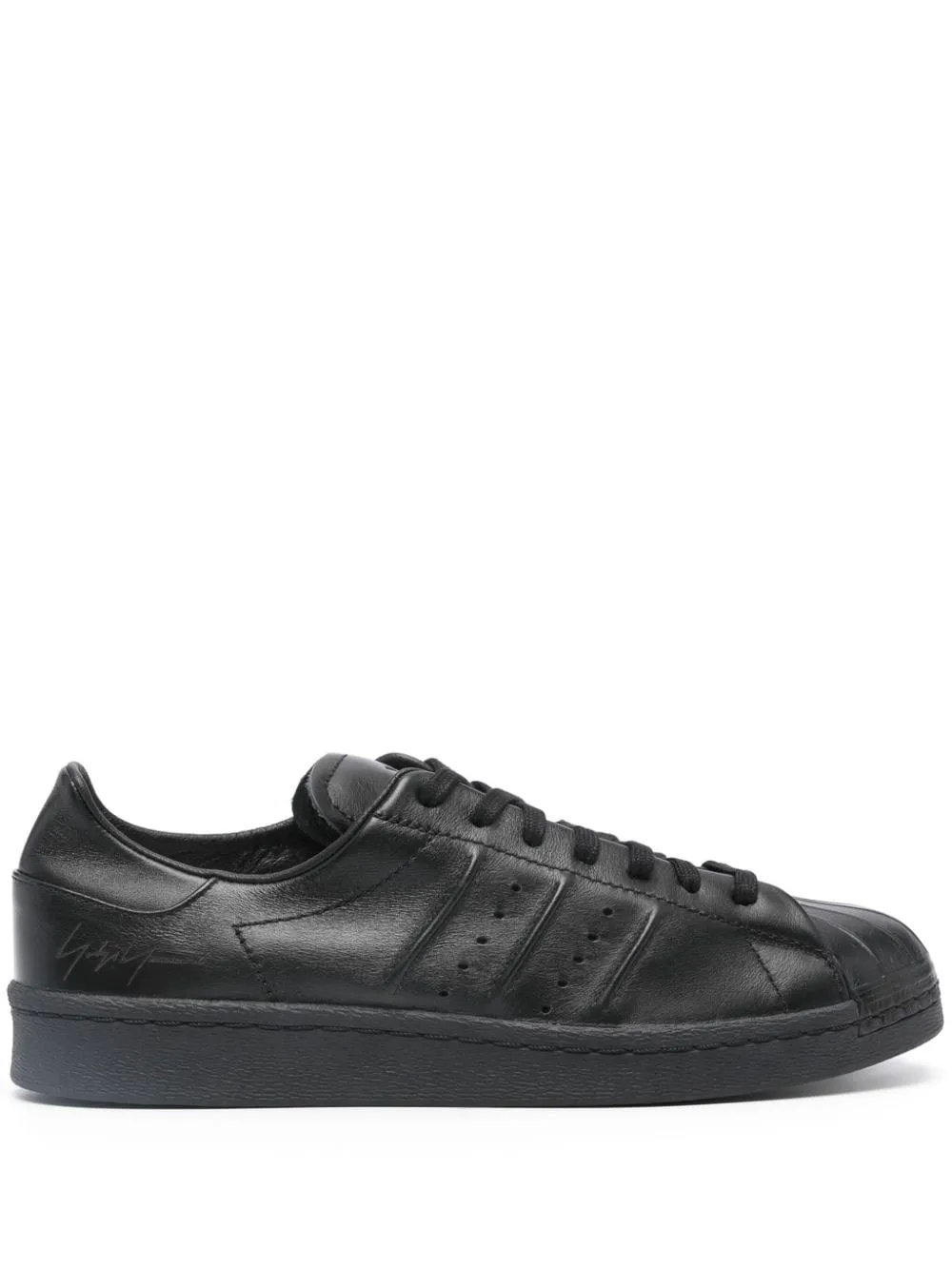Y 3    Y 3 Superstar Leather Sneakers