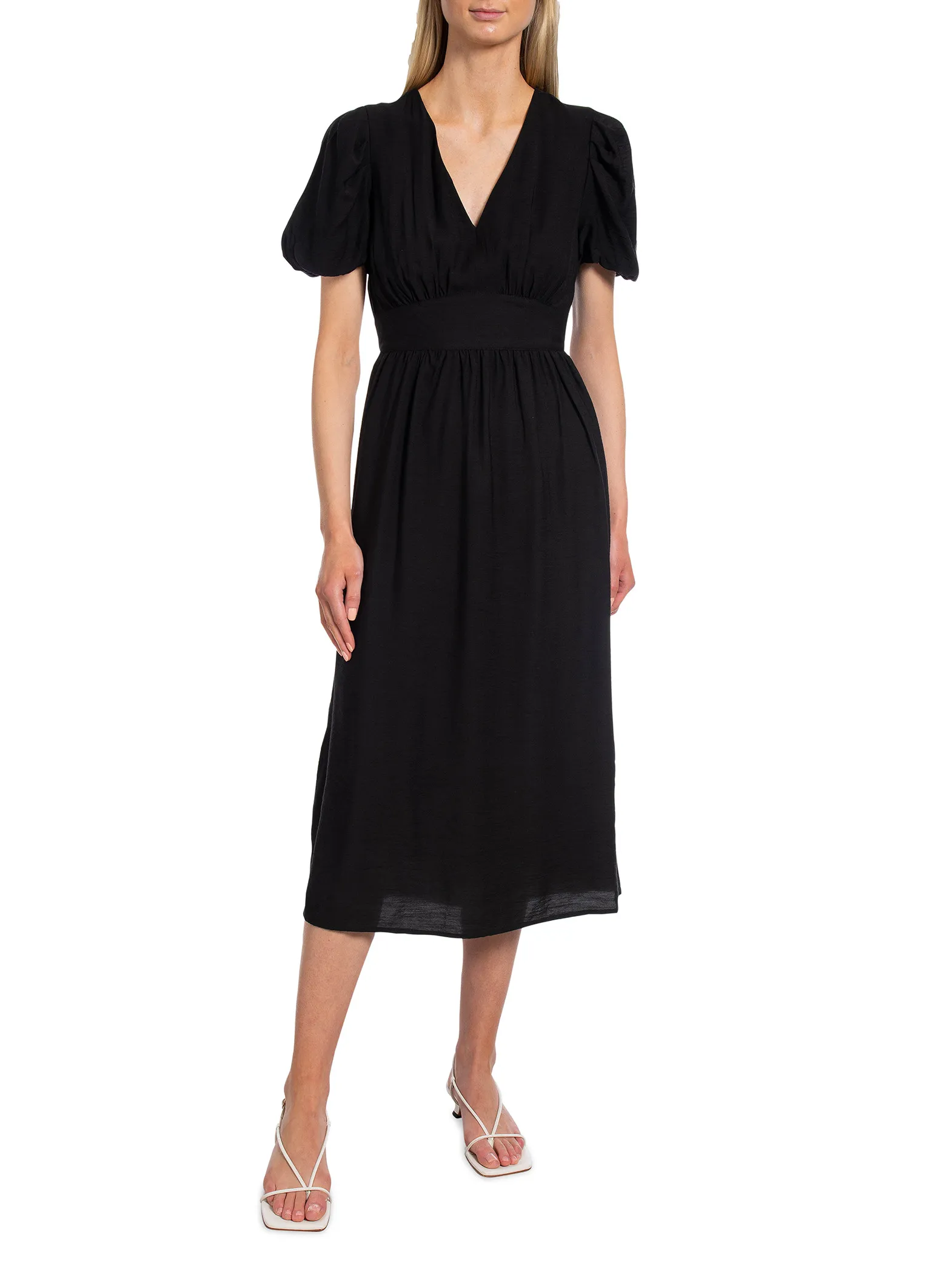 YAS DRESS YASCLEMA MIDI DRESS BLACK