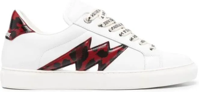 Zadig&Voltaire La Flash leather sneakers White