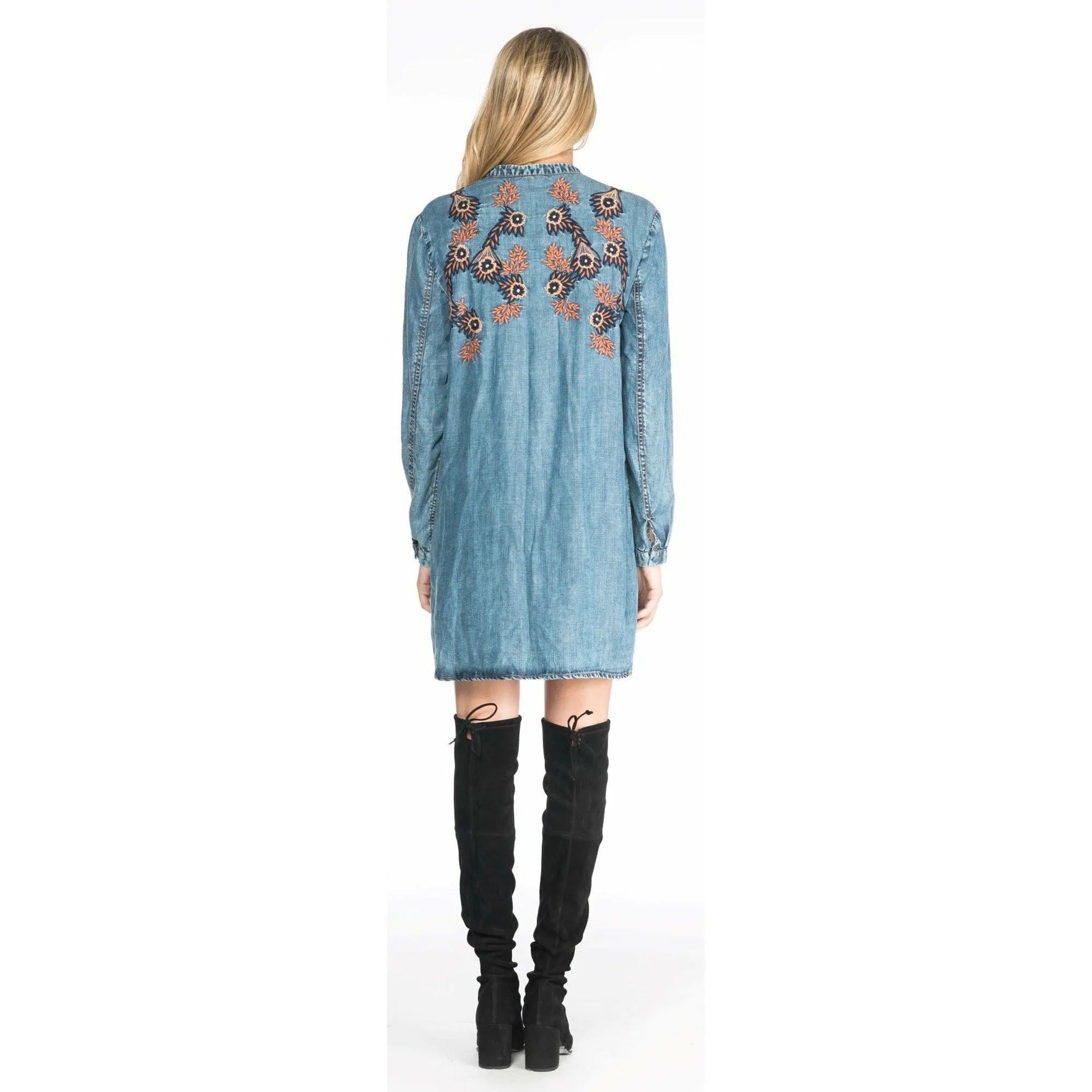 Zaida Chambray Dress