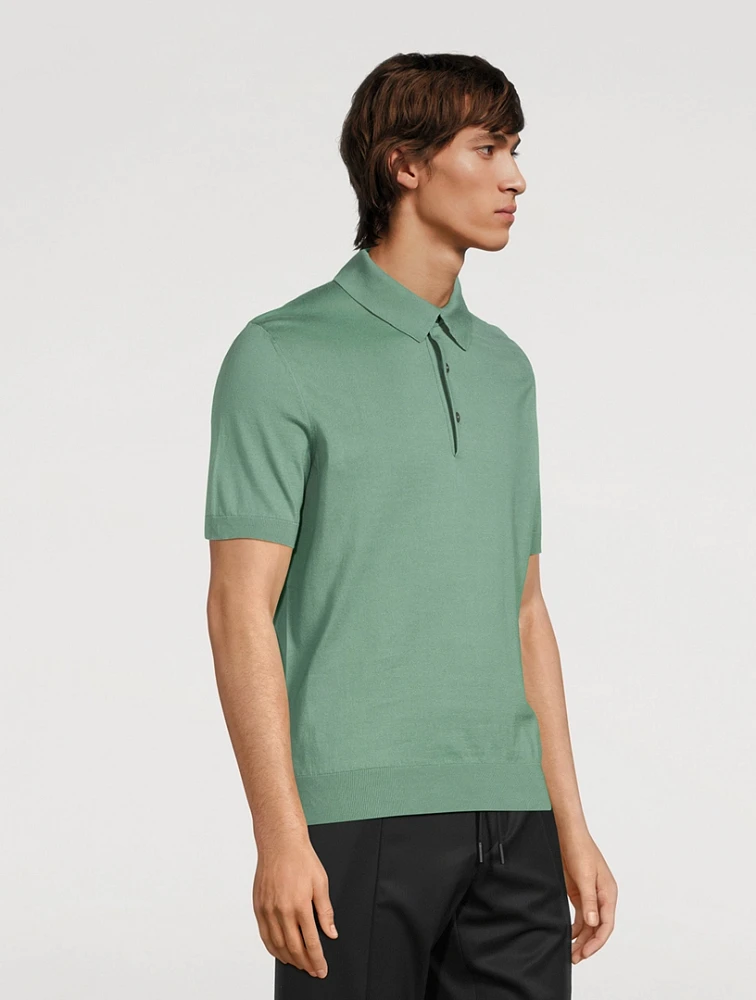 ZEGNA Premium Cotton Polo Shirt