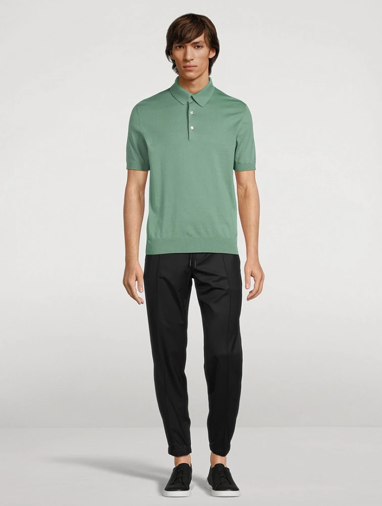 ZEGNA Premium Cotton Polo Shirt