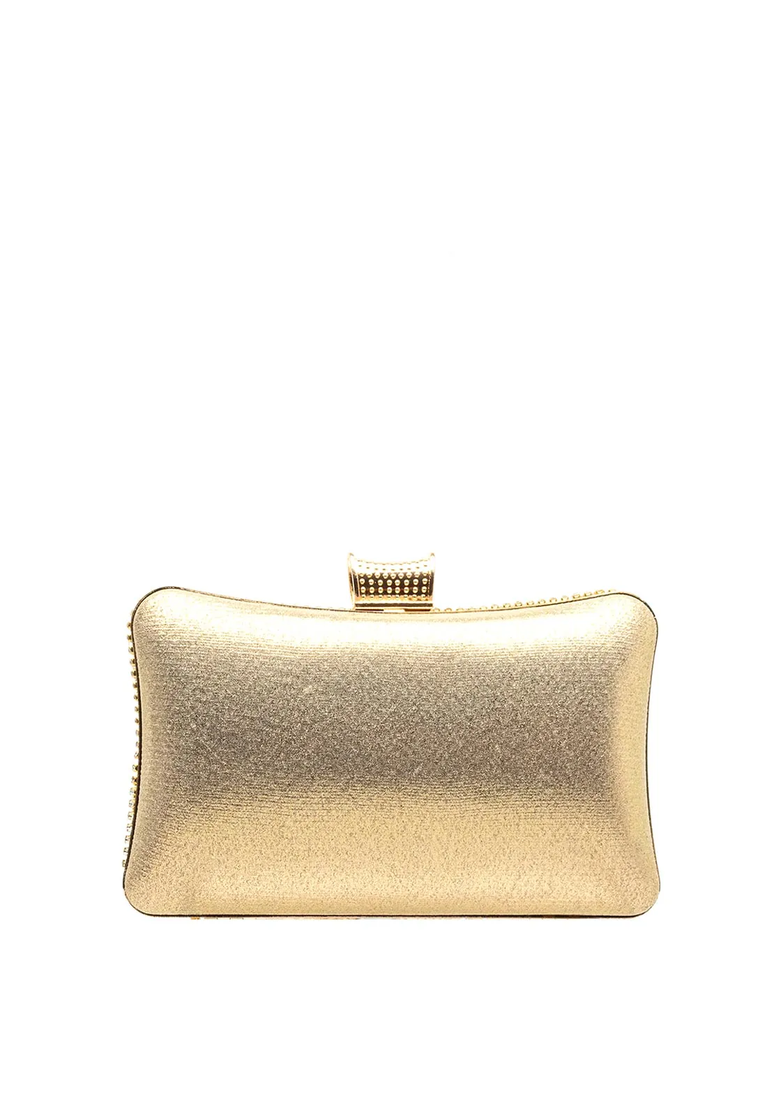 Zen Collection Diamante Fringed Clutch Bag, Gold