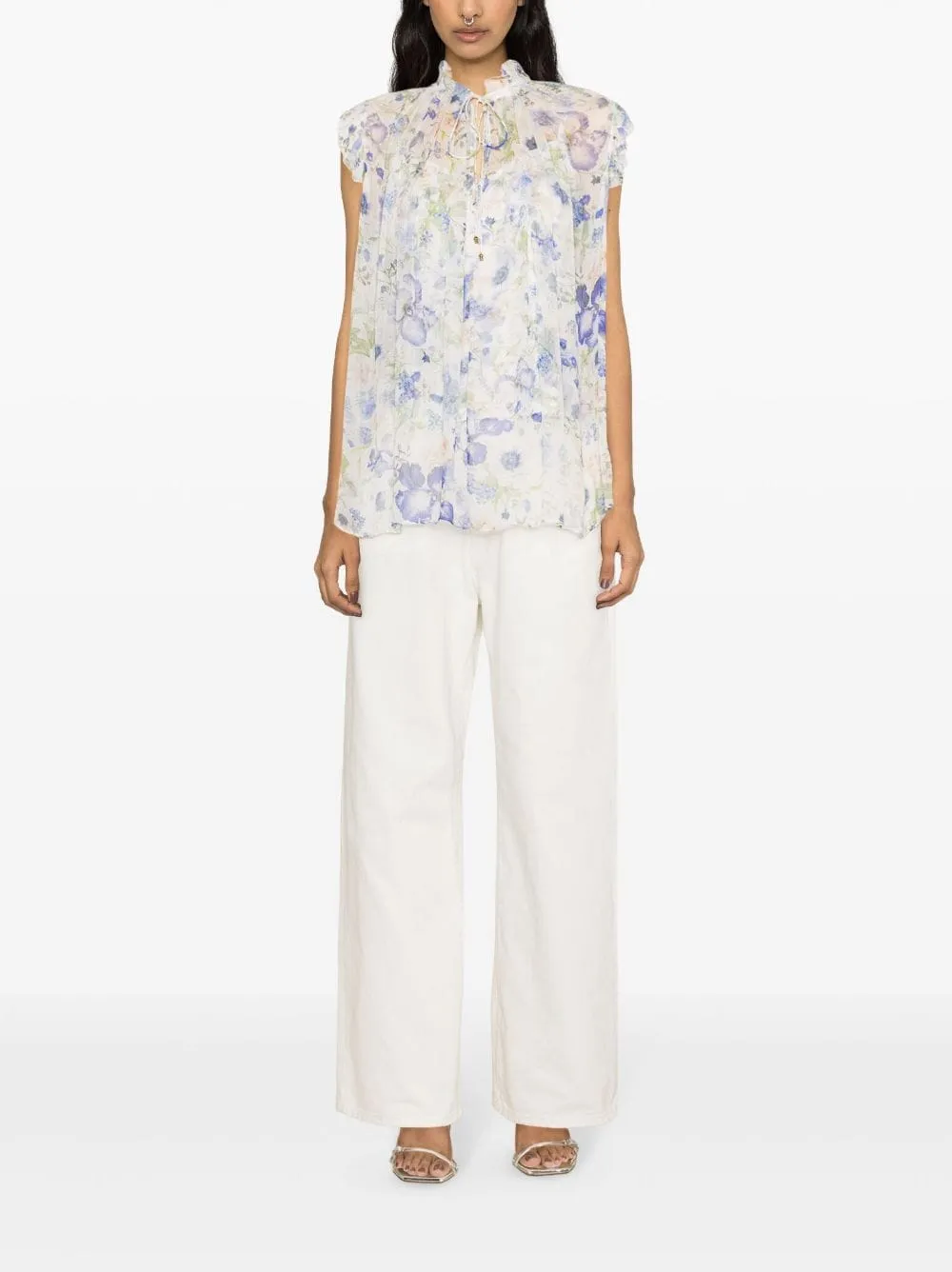 ZIMMERMANN    Zimmermann Floral Print Tank Top