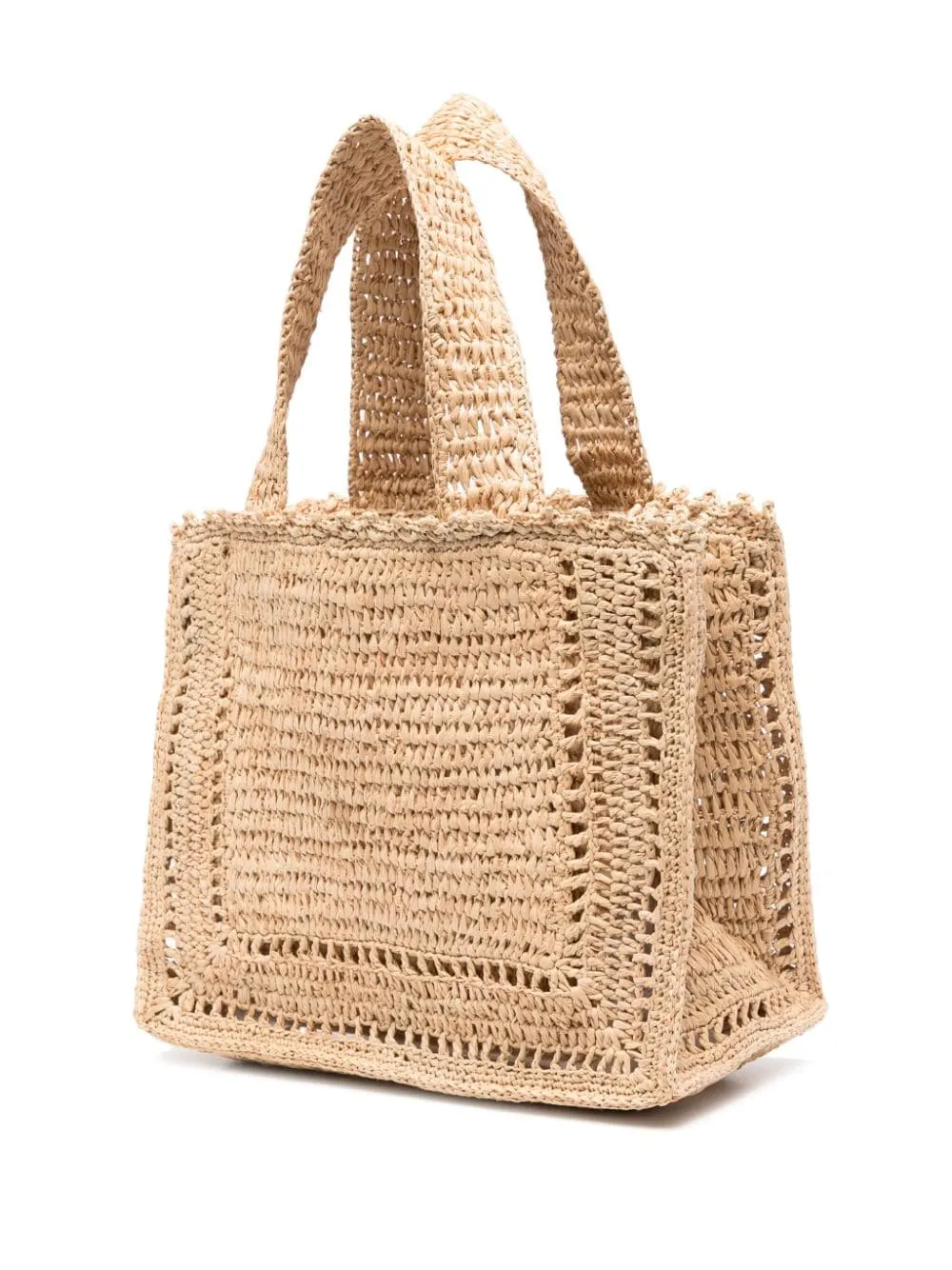 ZIMMERMANN    Zimmermann Floral Raffia Mini Tote Bag