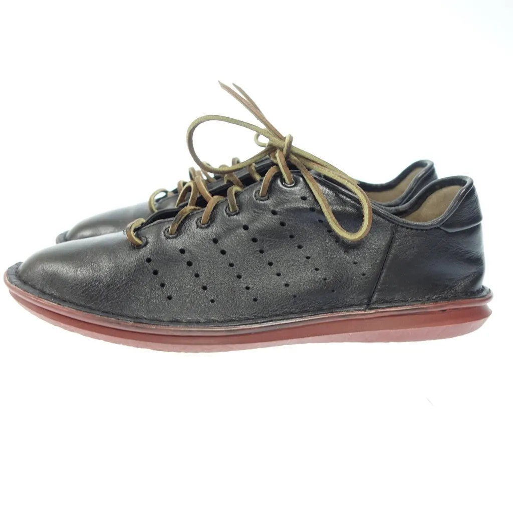 美品◆クラークス スニーカー レザー メンズ ブラック サイズ7.5 Clarks【AFC31】